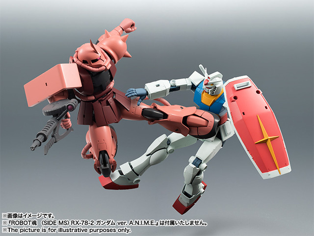 「ガンダム」VS「シャア専用ザク」を再現できる！「機動戦士ガンダム」よりフィギュア「ROBOT魂」3商品が再販決定