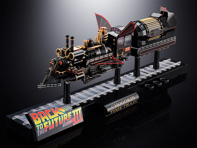 映画「BACK TO THE FUTURE Part III」のクライマックスが蘇る！蒸気機関車型タイムマシン「TIME TRAIN」が超精巧に立体化