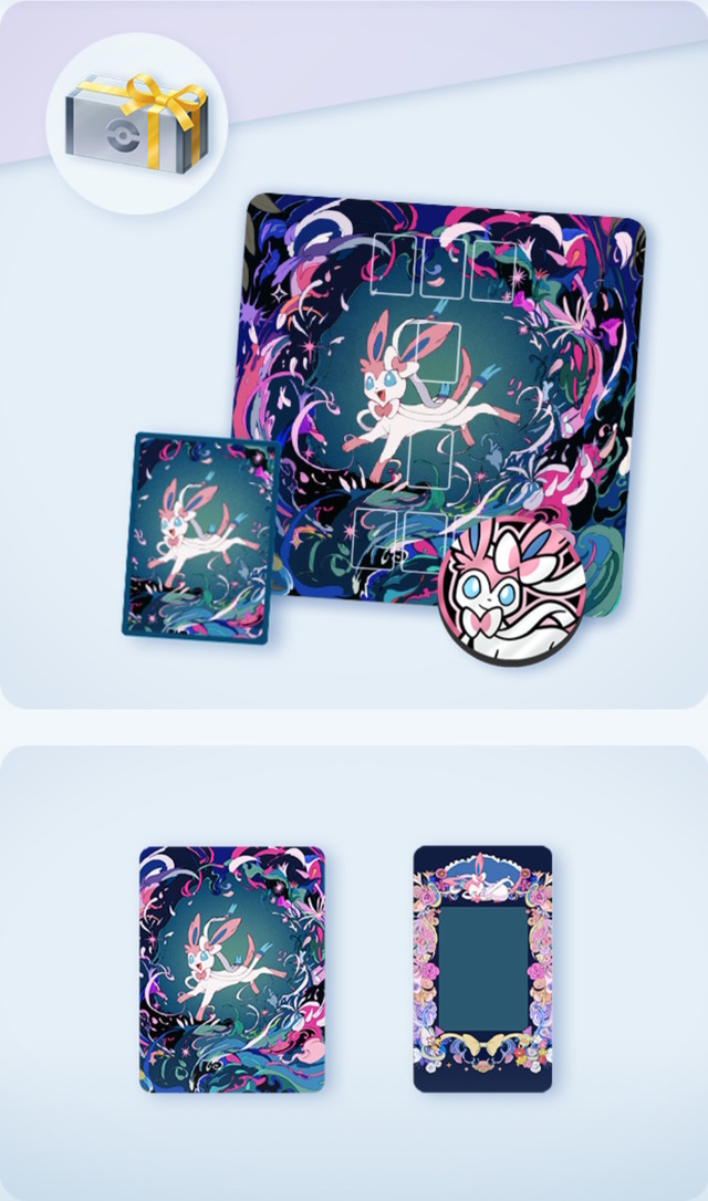 『ポケポケ』新パック「イーブイガーデン」配信開始！ブイズ以外にも「アシレーヌex」や「たべのこし」を収録、さらに「ニンフィア」の周辺グッズも