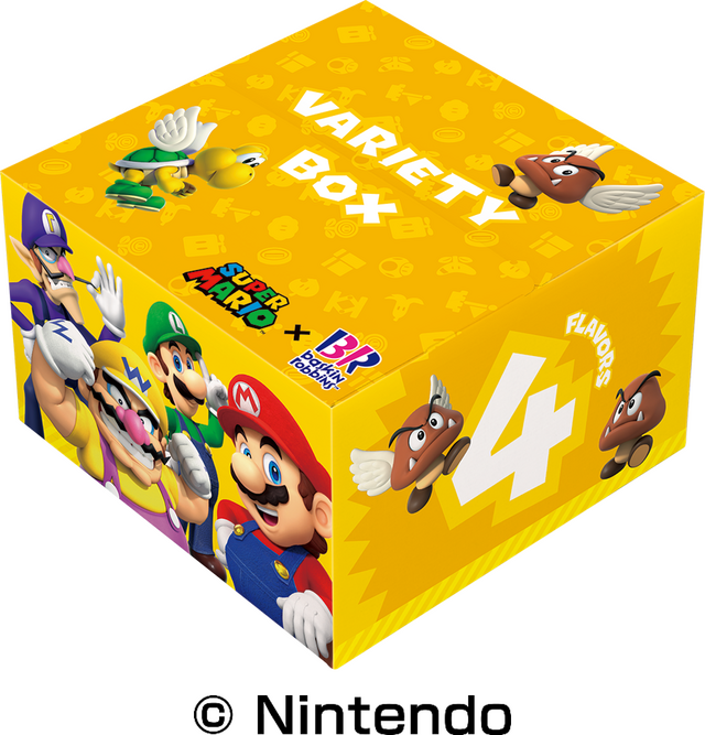 『スーパーマリオ』×「サーティワン」コラボが7月1日から開催！マリオカラーの新フレーバー、“ハテナブロック”カップ付きサンデーなど盛り沢山