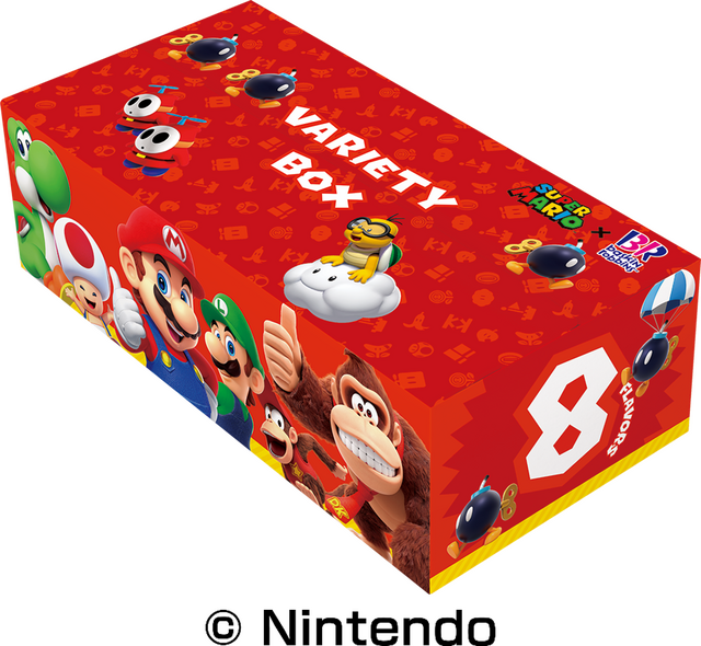 『スーパーマリオ』×「サーティワン」コラボが7月1日から開催！マリオカラーの新フレーバー、“ハテナブロック”カップ付きサンデーなど盛り沢山