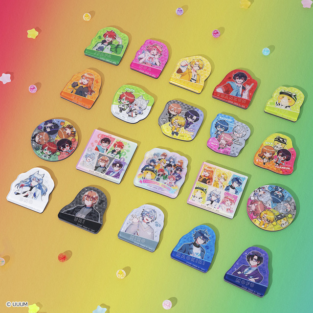 人気ゲーム実況グループ「からぴち」がキャラマグネッツに！オリジナル描き起こしイラストを使用した全20種