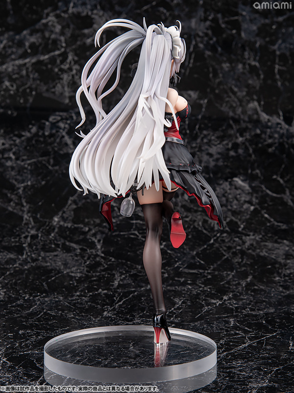 悪戯っぽく微笑む口元から舌先がチラリ…『アズレン』より「プリンツ・オイゲン：この夜に酔いしれ」フィギュアがクールでミステリアス