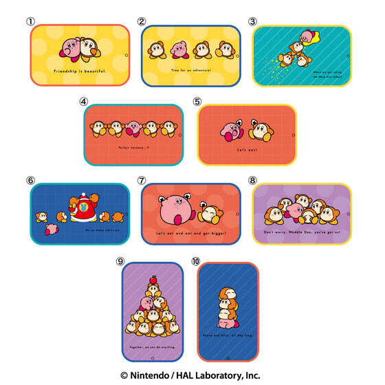 『星のカービィ』缶ケース付きお菓子が可愛い！一緒に遊ぶ“カービィとワドルディ”の全10デザイン