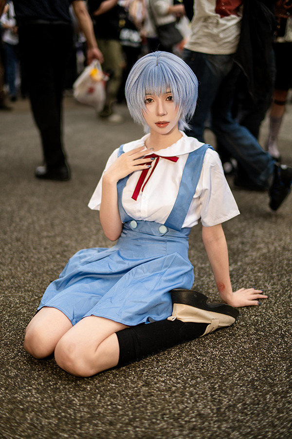 綾波レイ「エヴァンゲリオン」／欸抖（Instagram：eh.doh_030）