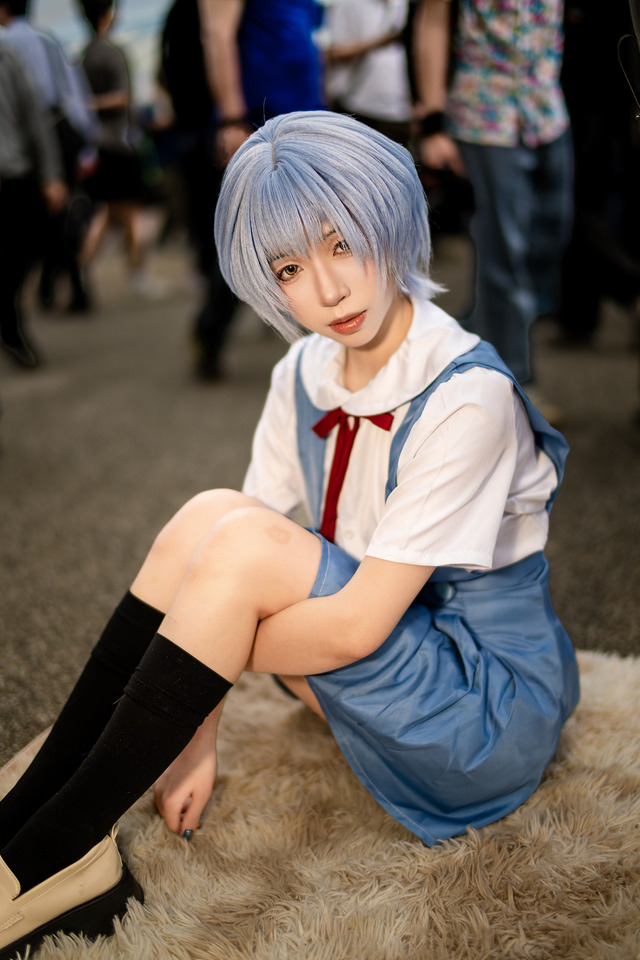 綾波レイ「エヴァンゲリオン」／欸抖（Instagram：eh.doh_030）