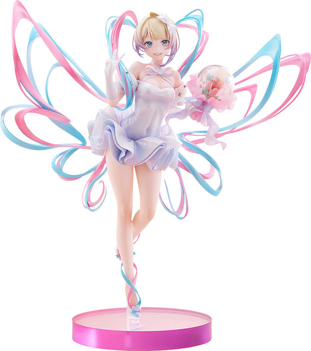 「ニディガ展2」で披露された“超てんちゃん”パーティドレス姿がフィギュアに！特徴的なツインテールやオーロラのような光沢にドキドキ