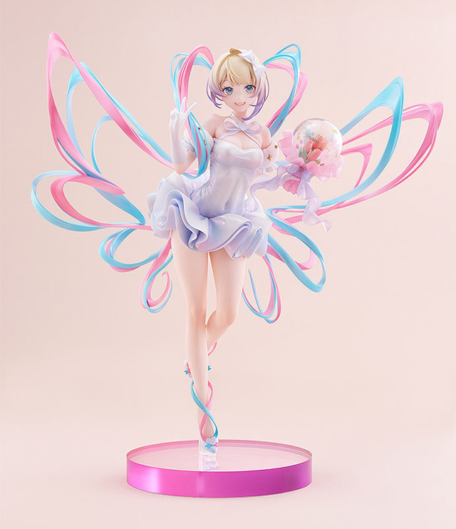 「ニディガ展2」で披露された“超てんちゃん”パーティドレス姿がフィギュアに！特徴的なツインテールやオーロラのような光沢にドキドキ