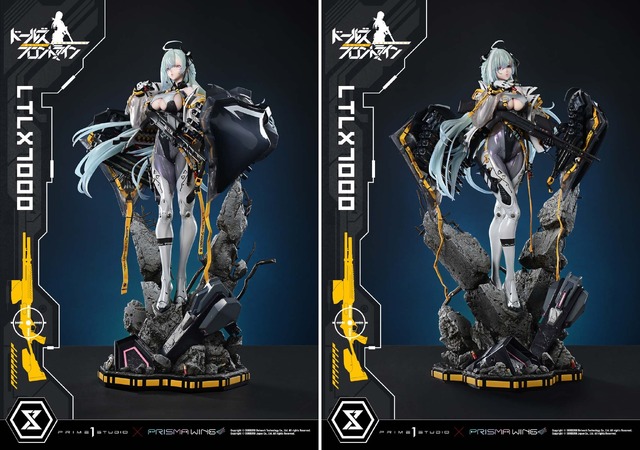 ボディラインに目を引かれる！『ドルフロ』より「LTLX7000」の超精巧なスタチューが予約受付開始―特製ベースの瓦礫など存在感溢れる造形
