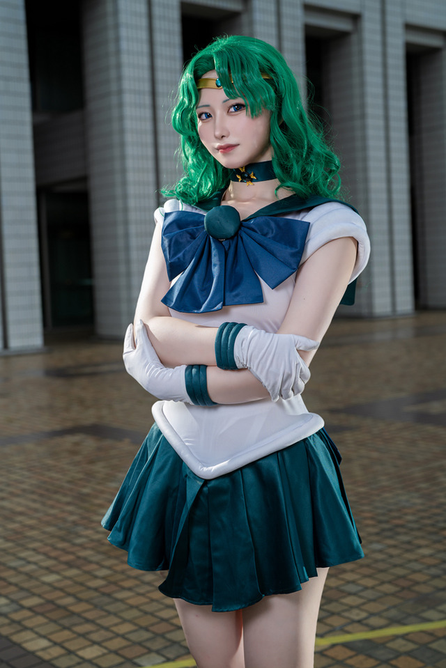セーラーネプチューン「美少女戦士セーラームーン」／白桃らる（X：@laru_cs）