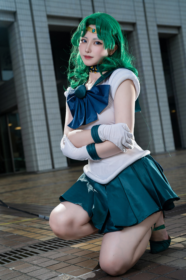 セーラーネプチューン「美少女戦士セーラームーン」／白桃らる（X：@laru_cs）