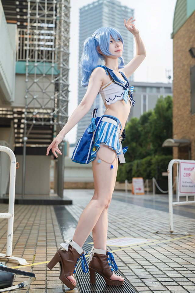 星街すいせい「ホロライブ」／ひらぽんぬ（X：@hirame_dayoo）