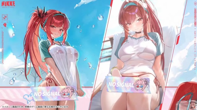 『勝利の女神：NIKKE』「ラピ：レッドフード」が“透けシャツ”な“水着ポニテ”に!?「トーブ」に「ジュリア」も水着にお着換え─夏を彩る新コス3種を発表