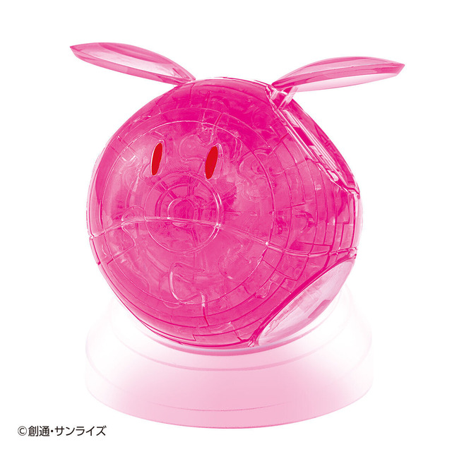 ガンダムやシャア専用ザクII、ハロたちの“立体パズル”が美しい…キラキラ輝く「クリスタルパズル」に登場