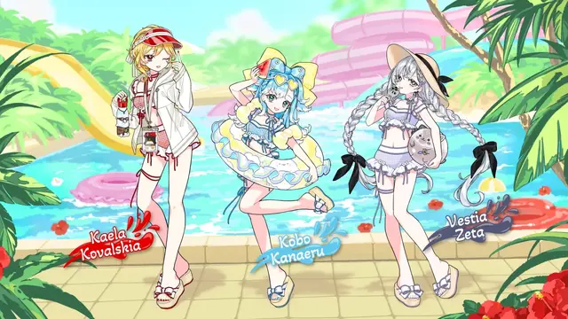 ホロライブ3期生たちが「ホロナツ衣装」の三面図をお披露目！マリン船長「けっこう際どいんですケド キービジュだと隠されちゃった」