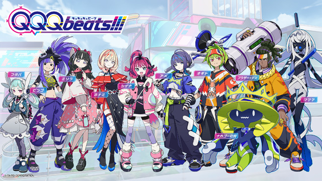 ホロライブ・白上フブキや初音ミク、博麗霊夢も参戦！パズル＆音楽ゲームを融合した新作『QQQbeats!!!』が2025年秋発売