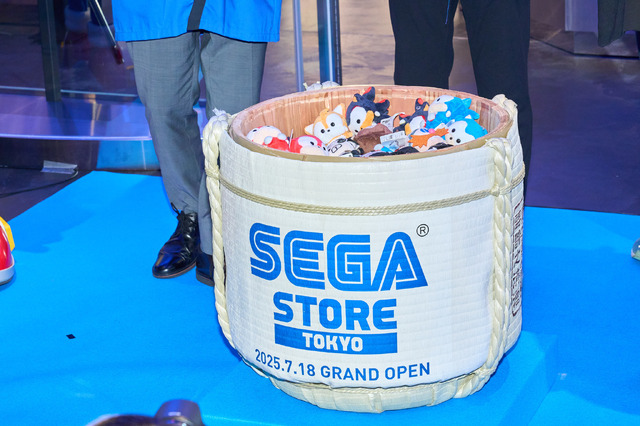 セガ、渋谷に公式ストア「SEGA STORE TOKYO」出店！限定デザインのソニックが展示の新店舗に突撃―COO・内海州史氏も登壇のオープニングセレモニーをレポート