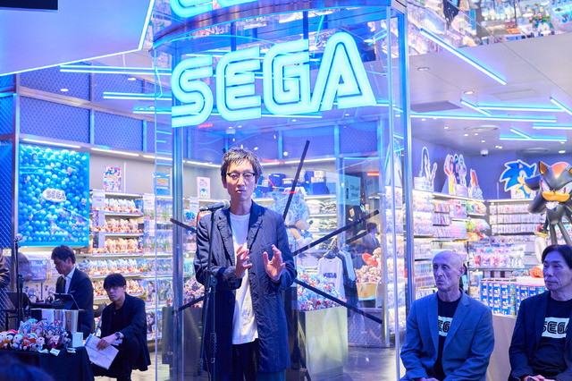セガ、渋谷に公式ストア「SEGA STORE TOKYO」出店！限定デザインのソニックが展示の新店舗に突撃―COO・内海州史氏も登壇のオープニングセレモニーをレポート