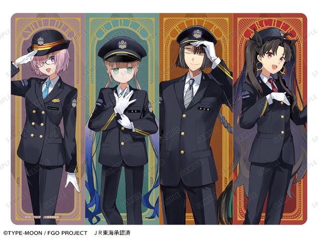 マシュ、イシュタルのJR東海制服姿が可愛い！『FGO』×「推し旅」コラボが8月1日より開催―特大アクスタやデスクマットなど販売