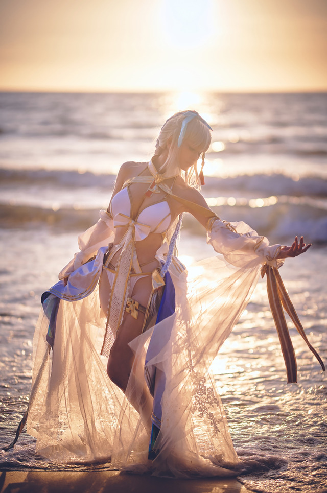 水妃モルガン『Fate/Grand Order』／はる（X：@harushiki55）、撮影：大明神（X：@yakisobagoooon）
