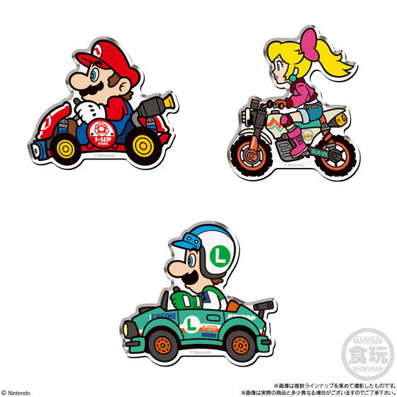 『マリオカート ワールド』がキャラマグネッツに！マリオやピーチなど豊富な全20種ラインナップ、ゲーム内に登場する“ステッカー”も付属