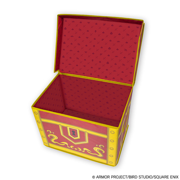 『ドラクエ』宝箱や「ひとくいばこ」デザインの収納BOXが再受注スタート！取っ手付きで持ち運びにも便利