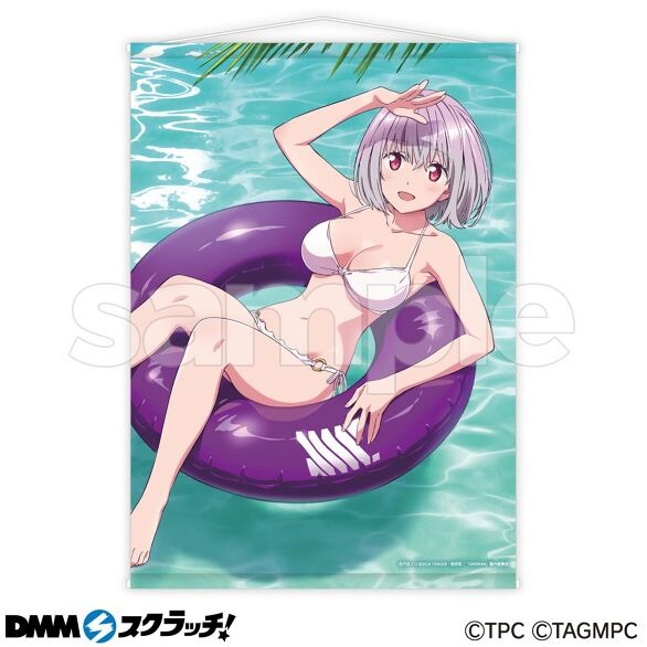 宝多六花、新条アカネの太ももが眩しい！「SSS.GRIDMAN」水着姿の描き下ろしイラスト使用したスクラッチが販売中
