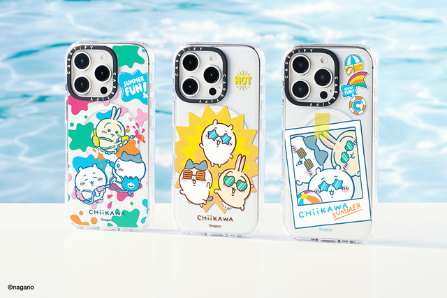 「ちいかわ」サマーシーズンにピッタリ！夏の開放感とワクワクを詰め込んだスマホアクセサリーが、カラフルで可愛さ満点