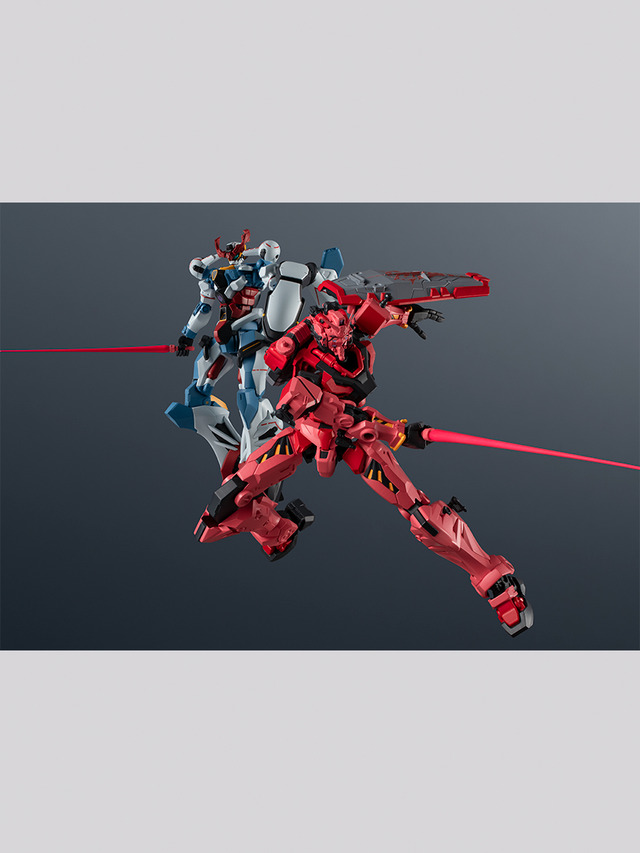 ジークアクスとも並べたい！赤いガンダムが可動フィギュア「UNIVERSE」に出撃―ハンマーは鎖部分を金属パーツで再現