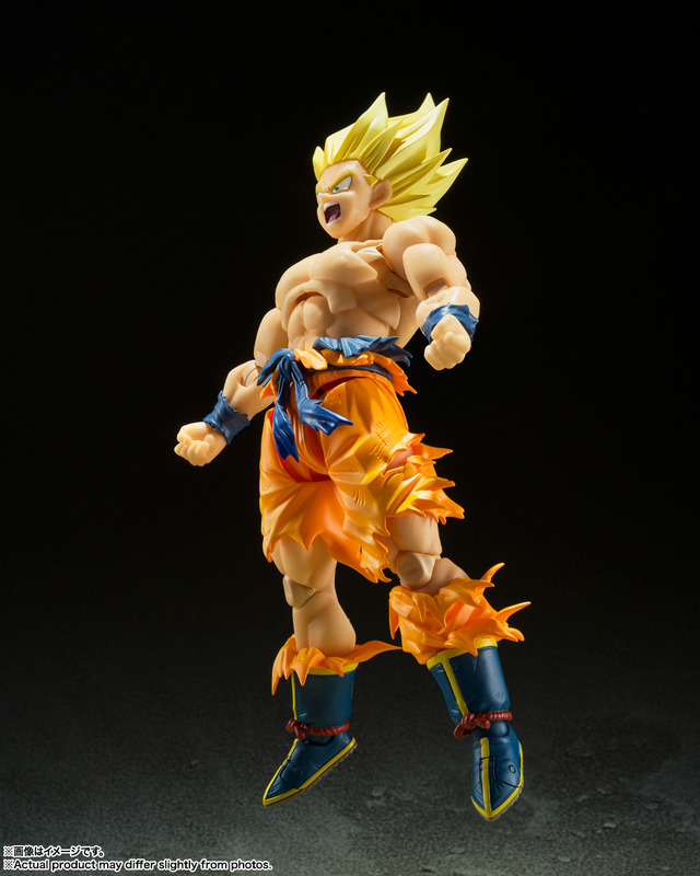 “クリリンのことかー!!!!!”「ドラゴンボールZ」より「スーパーサイヤ人孫悟空」アクションフィギュアが再販！かめはめ波用エフェクトパーツも同梱