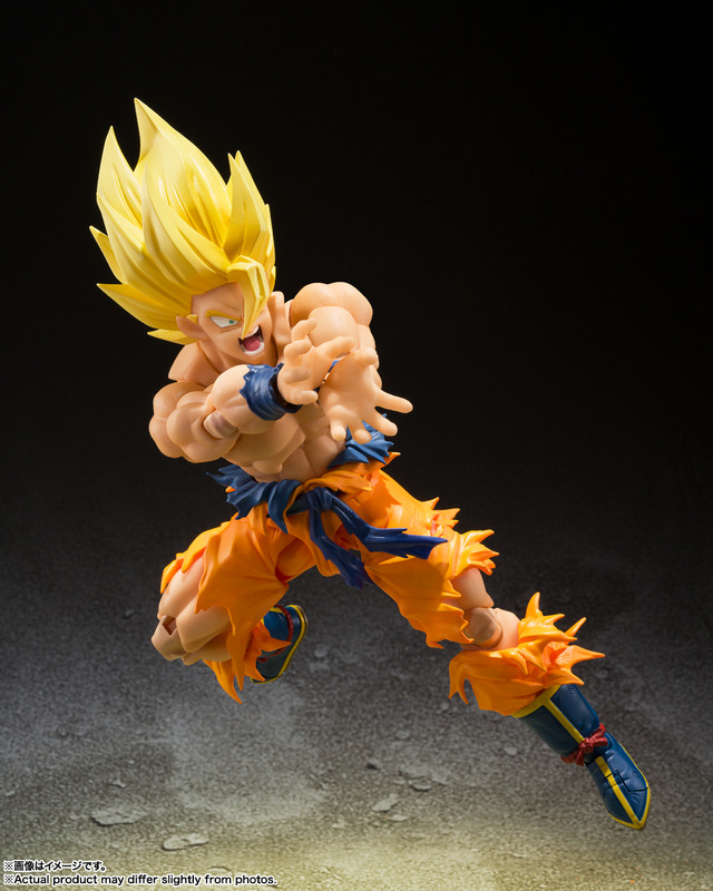 “クリリンのことかー!!!!!”「ドラゴンボールZ」より「スーパーサイヤ人孫悟空」アクションフィギュアが再販！かめはめ波用エフェクトパーツも同梱