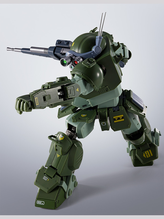 「装甲騎兵ボトムズ」より「スコープドッグ」がHI-METAL Rで立体化！「キリコ」アクションフィギュアが付属し“等身大兵器の魅力”を演出