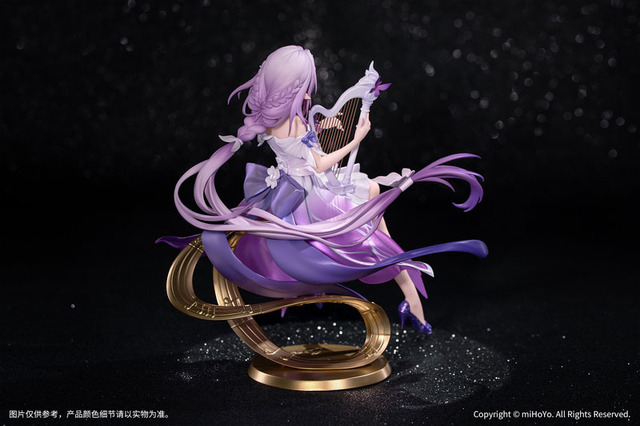 美しいドレスに、優雅な佇まい…『崩壊：スターレイル』より、ハープを奏でる「キャストリス 」フィギュアが予約受付中