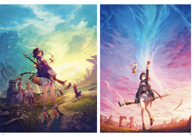 『ユミアのアトリエ』公式ビジュアルブックが刊行！麗しの水着イラストや、貴重なラフスケッチに設定画まで大公開