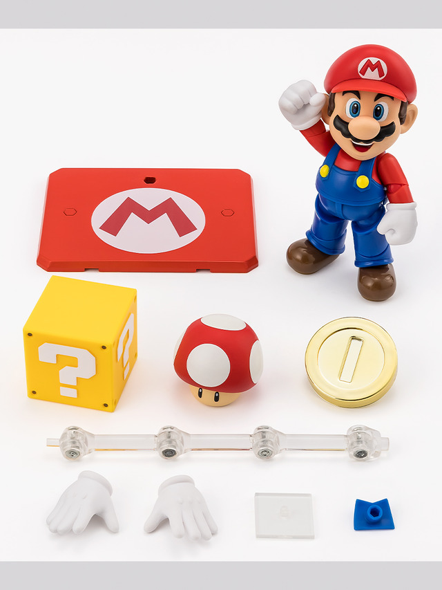 『スーパーマリオ』のアクションフィギュアが楽しい！他キャラを背中に乗せられるヨッシーなど、全5種