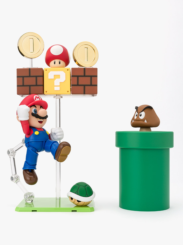 『スーパーマリオ』マリオやクッパたちがアクションフィギュアに！他キャラを背中に乗せられるヨッシーなど、全5種をラインナップ