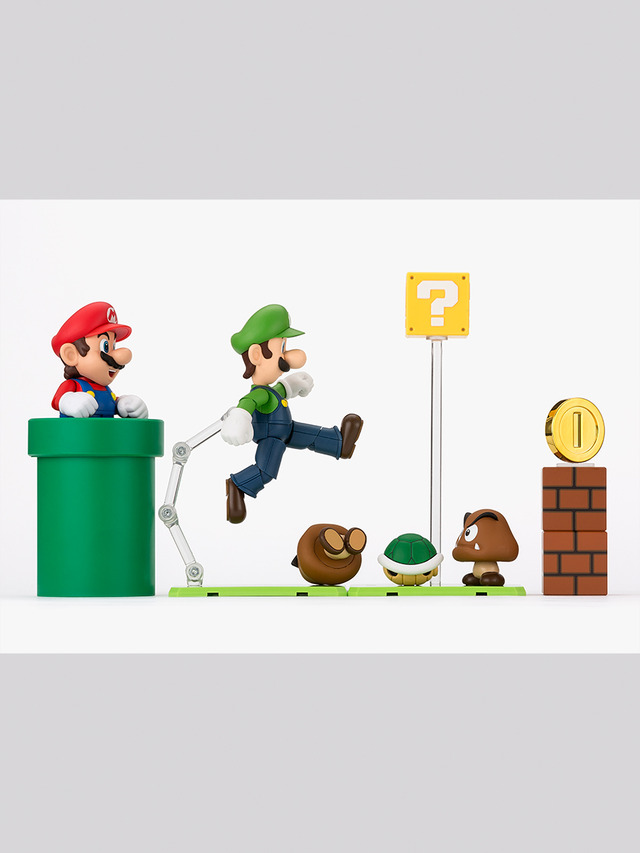 『スーパーマリオ』マリオやクッパたちがアクションフィギュアに！他キャラを背中に乗せられるヨッシーなど、全5種をラインナップ