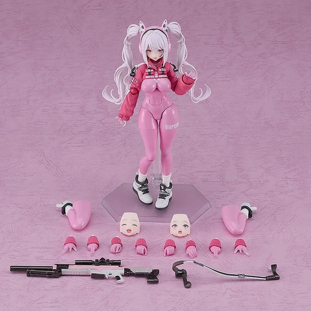 ラバースーツで強調されたボディライン！『勝利の女神：NIKKE』アリスのfigmaが再販ー「しゃがみ専用脚パーツ」が付属