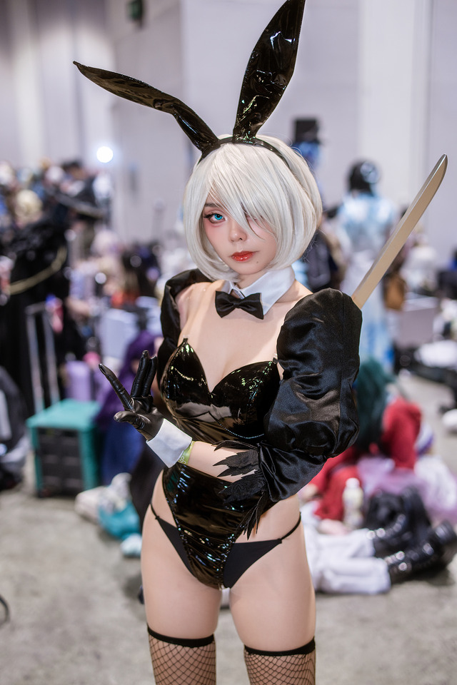 2B（バニーガールver.）『ニーア オートマタ』／HANA（Instagram：hana_hkcoser）