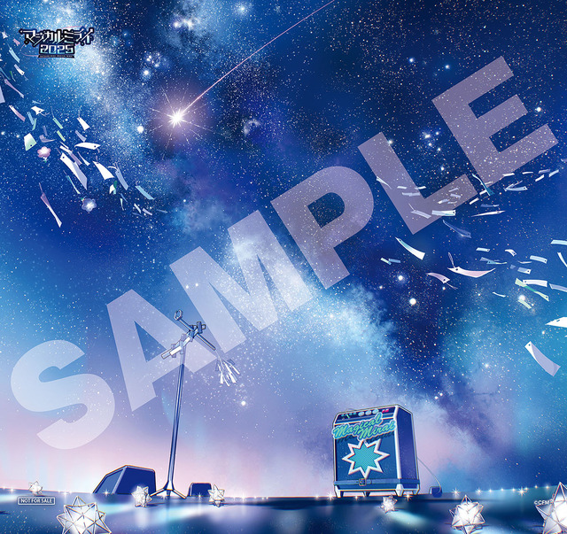満天の星空の下で歌う「初音ミク」が綺麗！イラストレーター・Tiv氏が描いた「マジミラ2025」メインビジュアルを立体化