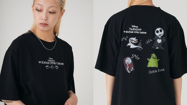 イベントや普段使いにも！大人も着やすい「ナイトメアー・ビフォア・クリスマス」Tシャツが発売