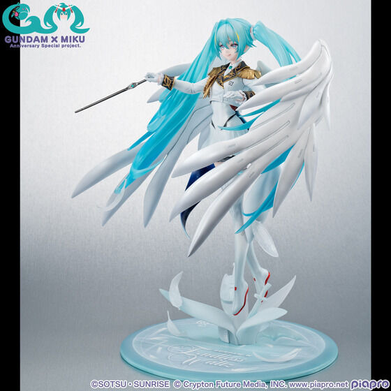 美しい“白い翼”…！「初音ミク × ウイングガンダムゼロ EW」フィギュアが登場ーイラストレーター・neco氏のデザインを元に立体化