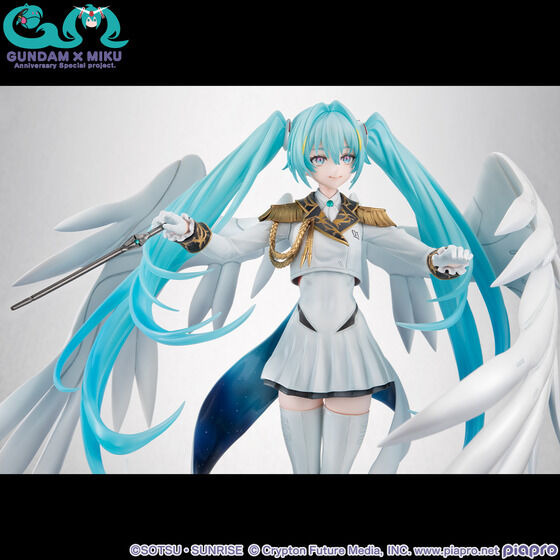 美しい“白い翼”…！「初音ミク × ウイングガンダムゼロ EW」フィギュアが登場ーイラストレーター・neco氏のデザインを元に立体化