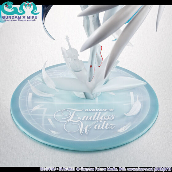 美しい“白い翼”…！「初音ミク × ウイングガンダムゼロ EW」フィギュアが登場ーイラストレーター・neco氏のデザインを元に立体化