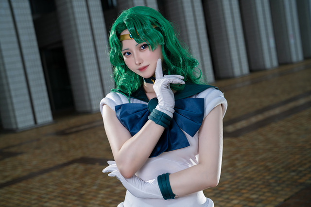 セーラーネプチューン「美少女戦士セーラームーン」／白桃らる（X：@laru_cs）