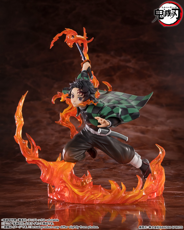 「鬼滅の刃」フィギュアが発売！ヒノカミ神楽発動時の「竈門炭治郎 煉獄鍔ver.」と、”霹靂一閃”が決まる「我妻善逸」の2商品