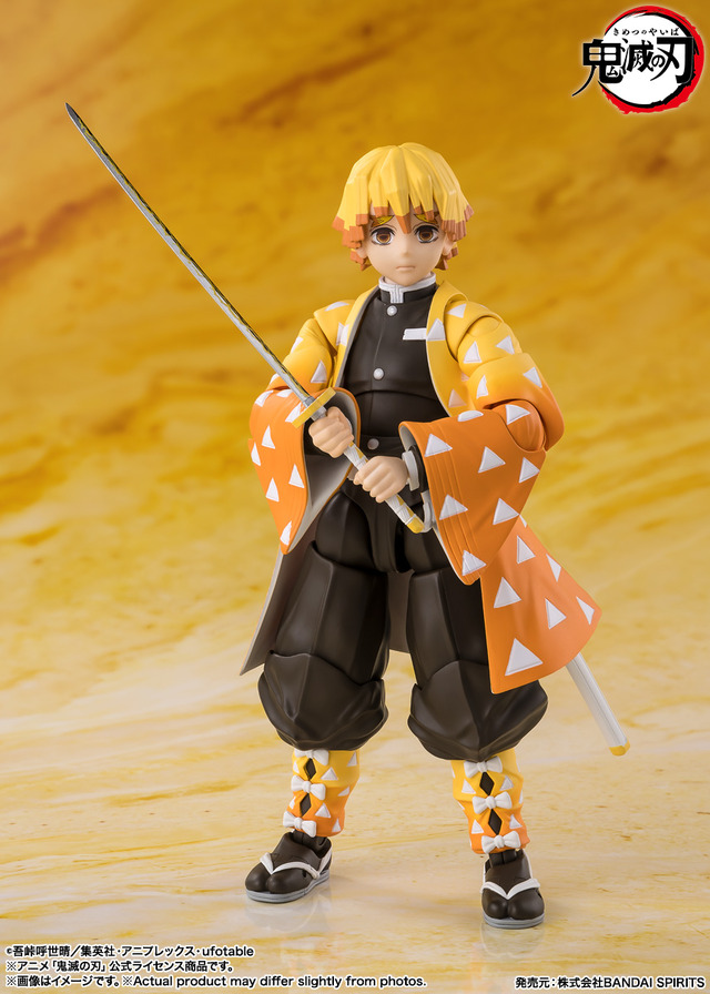 「鬼滅の刃」フィギュアが発売！ヒノカミ神楽発動時の「竈門炭治郎 煉獄鍔ver.」と、”霹靂一閃”が決まる「我妻善逸」の2商品