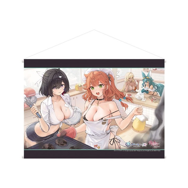 ライザの着せ替えイラストも復刻！『アズレン』×『ユミアのアトリエ』コラボグッズ予約受付開始ータペストリー、クッションなど勢揃い