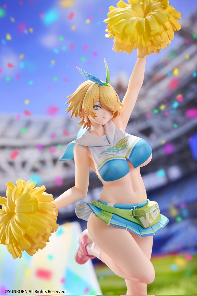 破壊力抜群なチアガール！ 『ドルフロ2』新キャラクター「ニキータ」がスキン「ひまわりのように」の姿で早くも立体化