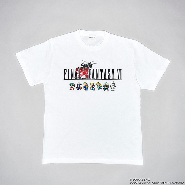 『FF』ゲーム開封前のワクワクする気持ちが蘇る！当時のパッケージ風梱包のTシャツや『VI』までのキャラクターグッズがラインナップ